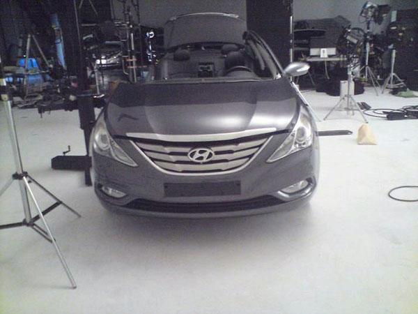 Hyundai Sonata сфотографировали без камуфляжа