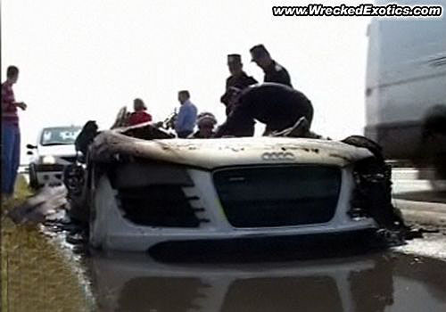 Механик спалил чужой суперкар
