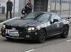 Новый Mercedes SLK оазался в поле зрения