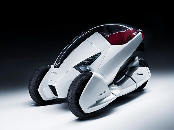Honda привезет гибрид мотоцикла и автомобиля