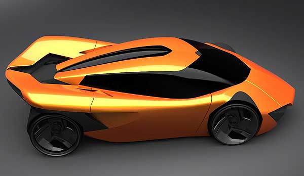 Студент сделал электрокар для Lamborghini