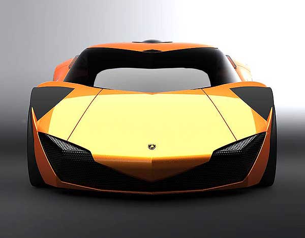 Студент сделал электрокар для Lamborghini