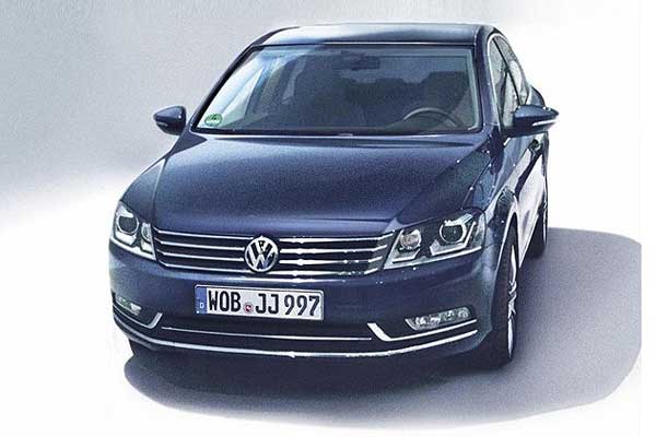 Новый Passat показал свое лицо