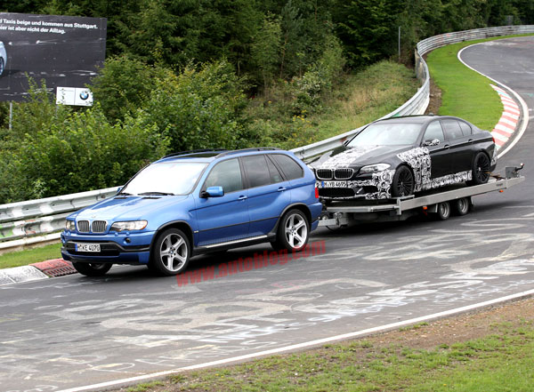 BMW M5 не справилась с Нюрбургрингом