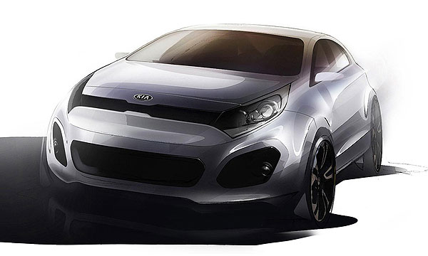 Дизайн новой Kia Rio приоткрыли до премьеры