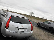 Cadillac CTS-V Sport Wagon ������ Nissan GT-R