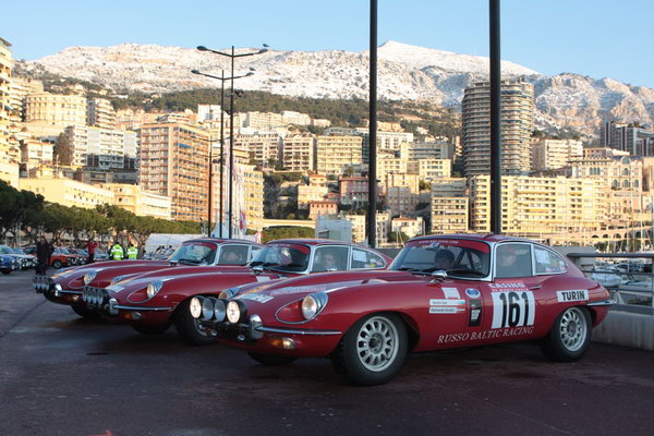 Jaguar E-Type одержал победу в Rallye Monte-Carlo Historique