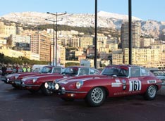 Jaguar E-Type ������� ������ � Rallye Monte-Carlo Historique