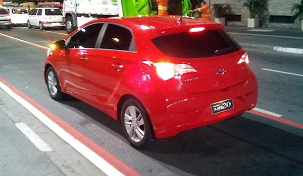 Hyundai HB20 замечен в Бразилии