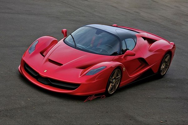 Самый удачный рендеринг предстоящей новинки Ferrari