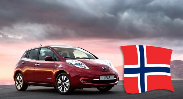 Норвежцы предрасположены к Nissan Leaf