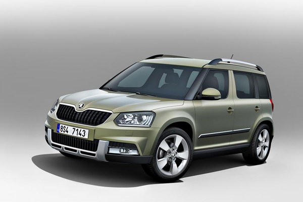 Skoda Yeti обновляется к 2014 году