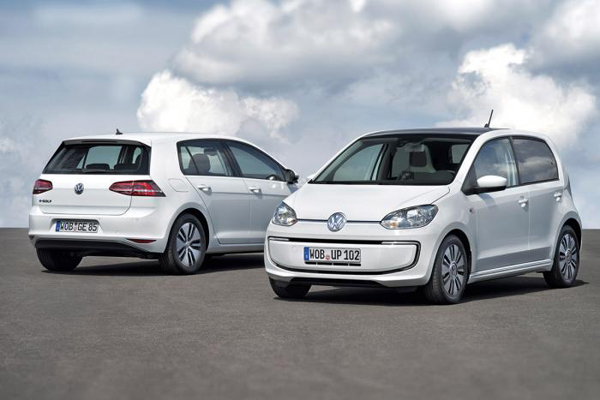 Volkswagen показал электрические up! и Golf
