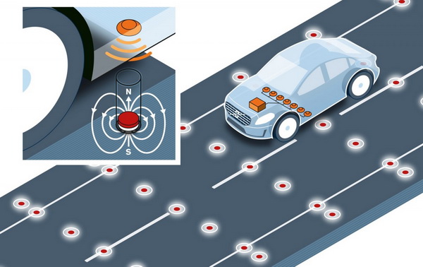 Volvo использует магниты для навигации беспилотников