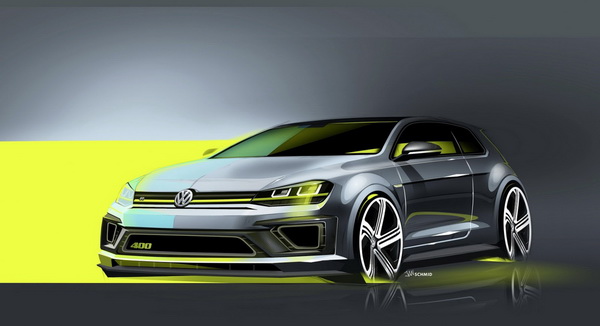 Volkswagen покажет в Китае 400-сильный Golf R