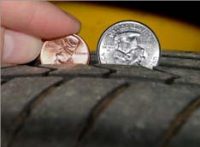 Оцените свои шины старыми монетами
