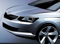 Опубликован первый эскиз третьего поколения Skoda Fabia