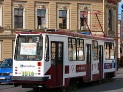 В Питере трамвай будет сообщать новости с Олимпиады