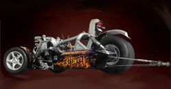 Создан уникальный мотоцикл Kamikaze