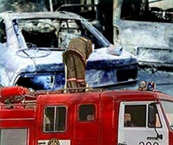 В Питере горят автомобили
