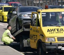 В центре Москвы сотня авто растворилась во мгле