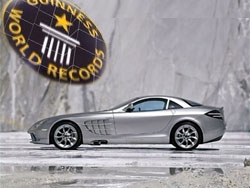 Mercedes-Benz SLR попал в Книгу рекордов Гиннеса