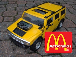 Hummer будут продавать в McDomald’s
