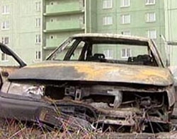 В Москве сожгли дюжину автомобилей