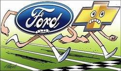 Ford и Chevrolet борются за лидерство