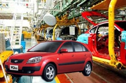 В Ижевске началась сборка автомобилей Kia Rio