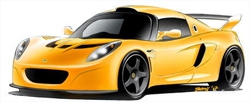 Lotus Exige GT3 свел с ума посетителей Женевского автосалона