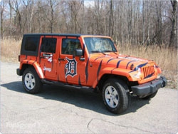 Jeep Wrangler стал похож на тигра