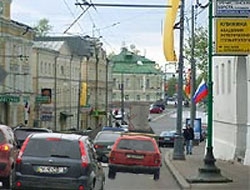 В центре Москвы образовалась пробка