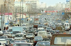 Пробка парализовала Третье транспортное кольцо
