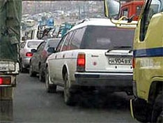Возмущенные водители устроили акцию протеста
