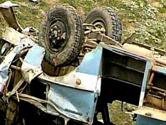 Под Иркутском разбился автобус с пассажирами