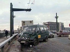 Калужское шоссе остановилось из-за аварии
