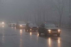 Туман спровоцировал волну аварий

