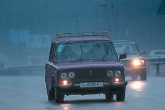 Москву окутал аварийно-опасный туман
