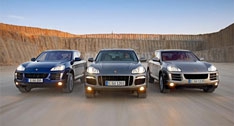 Воры украли сразу четыре джипа Porsche Cayenne