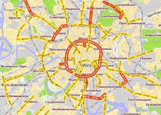 Садовое кольцо полностью встало из-за пробки