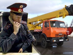 Воры спрятали автокран в деревне