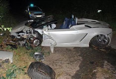 Gallardo Spyder не пережил свадебных гуляний