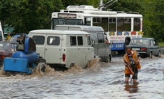 Дороги Латвии оказались под водой