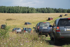 Любители Land Rover отправляются на Рузу