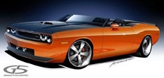 Dodge Challenger SRT8 остался без крыши