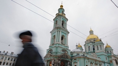 Центр Москвы замер