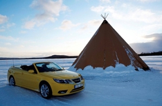 Saab научит москвичей зимней езде