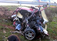 Ferrari F430 разбили вдребезги 