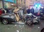 Очередной московский Ferrari отправился в утиль